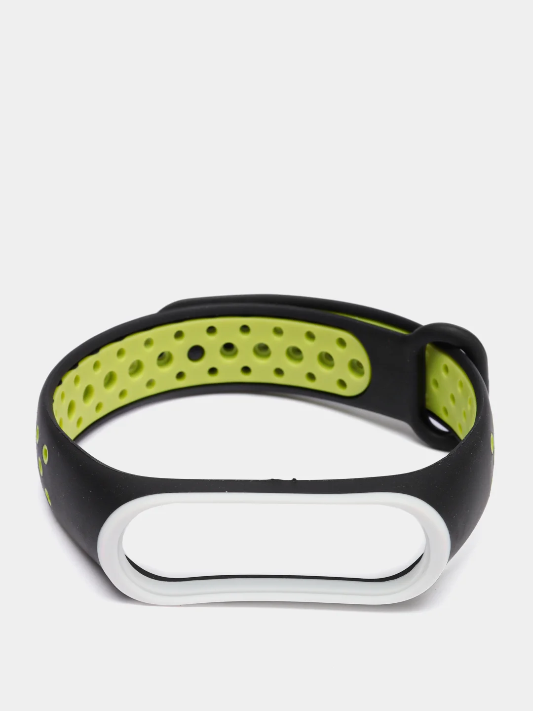 Салатовый силиконовый ремешок для Xiaomi Mi Band 3, 4