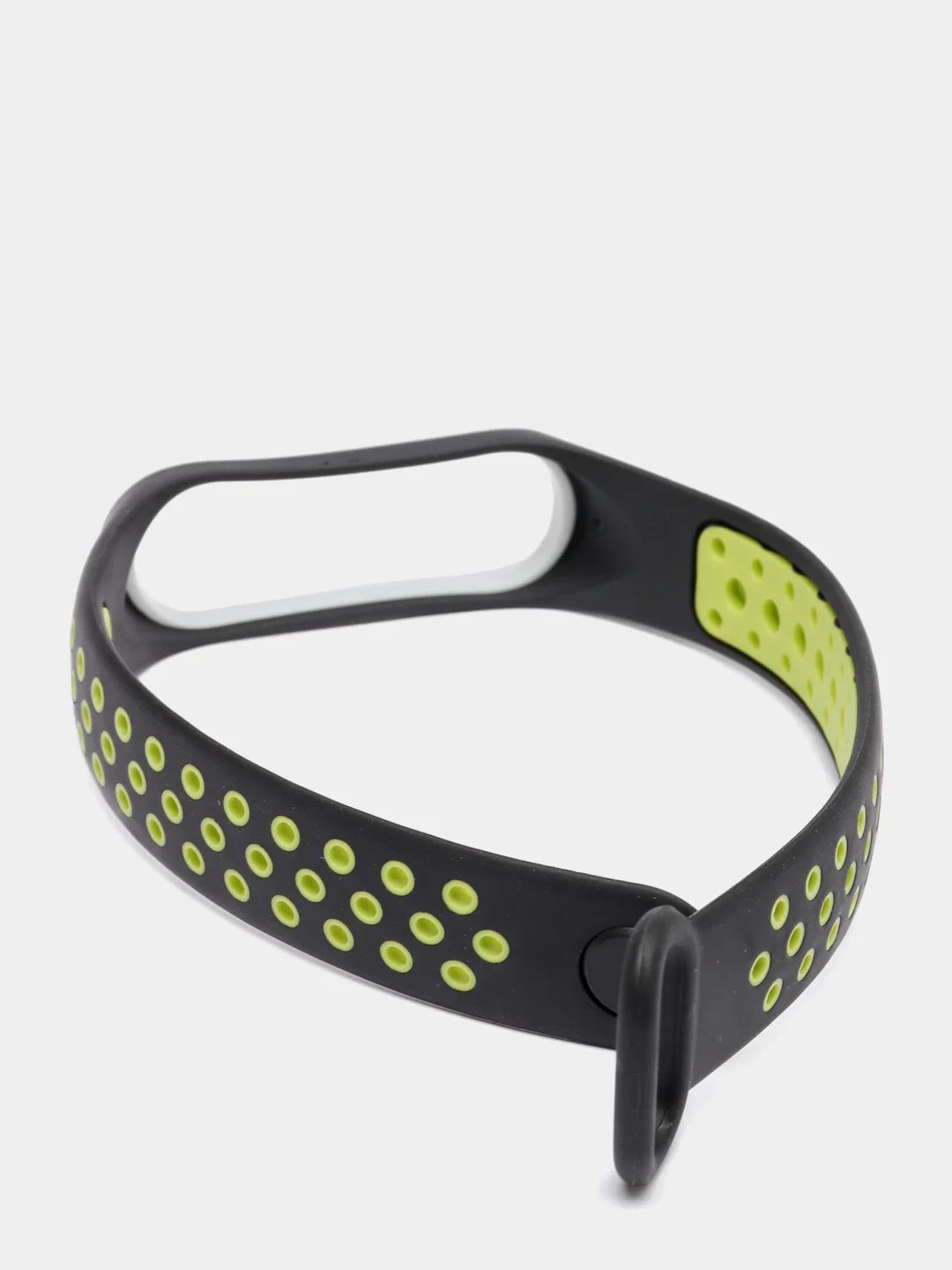 Салатовый силиконовый ремешок для Xiaomi Mi Band 3, 4