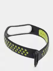 Салатовый силиконовый ремешок для Xiaomi Mi Band 3, 4