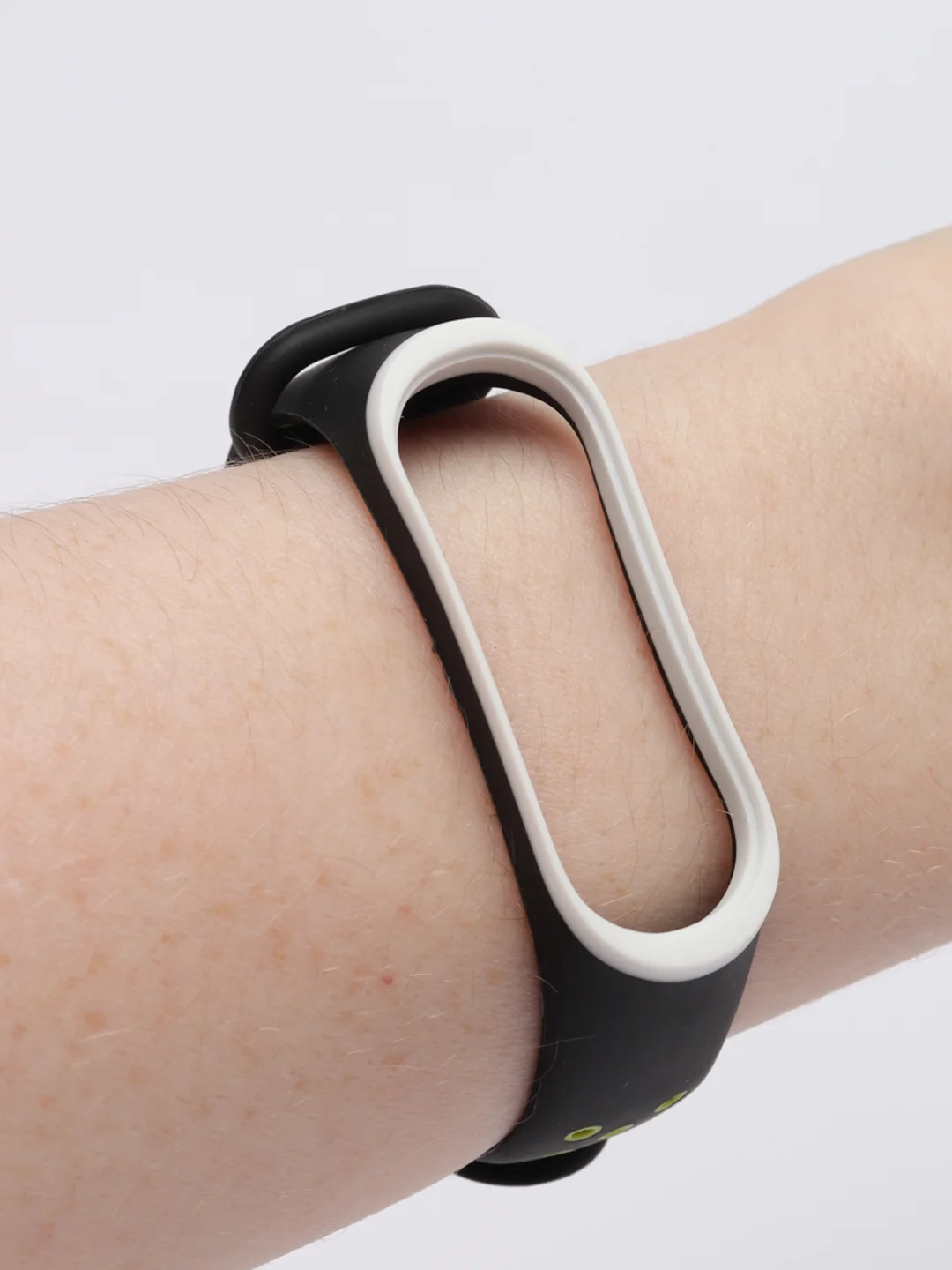 Салатовый силиконовый ремешок для Xiaomi Mi Band 3, 4