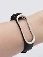 Салатовый силиконовый ремешок для Xiaomi Mi Band 3, 4