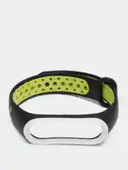 Серый меланж силиконовый ремешок для Xiaomi Mi Band 5 и Mi Band 6, спортивный
