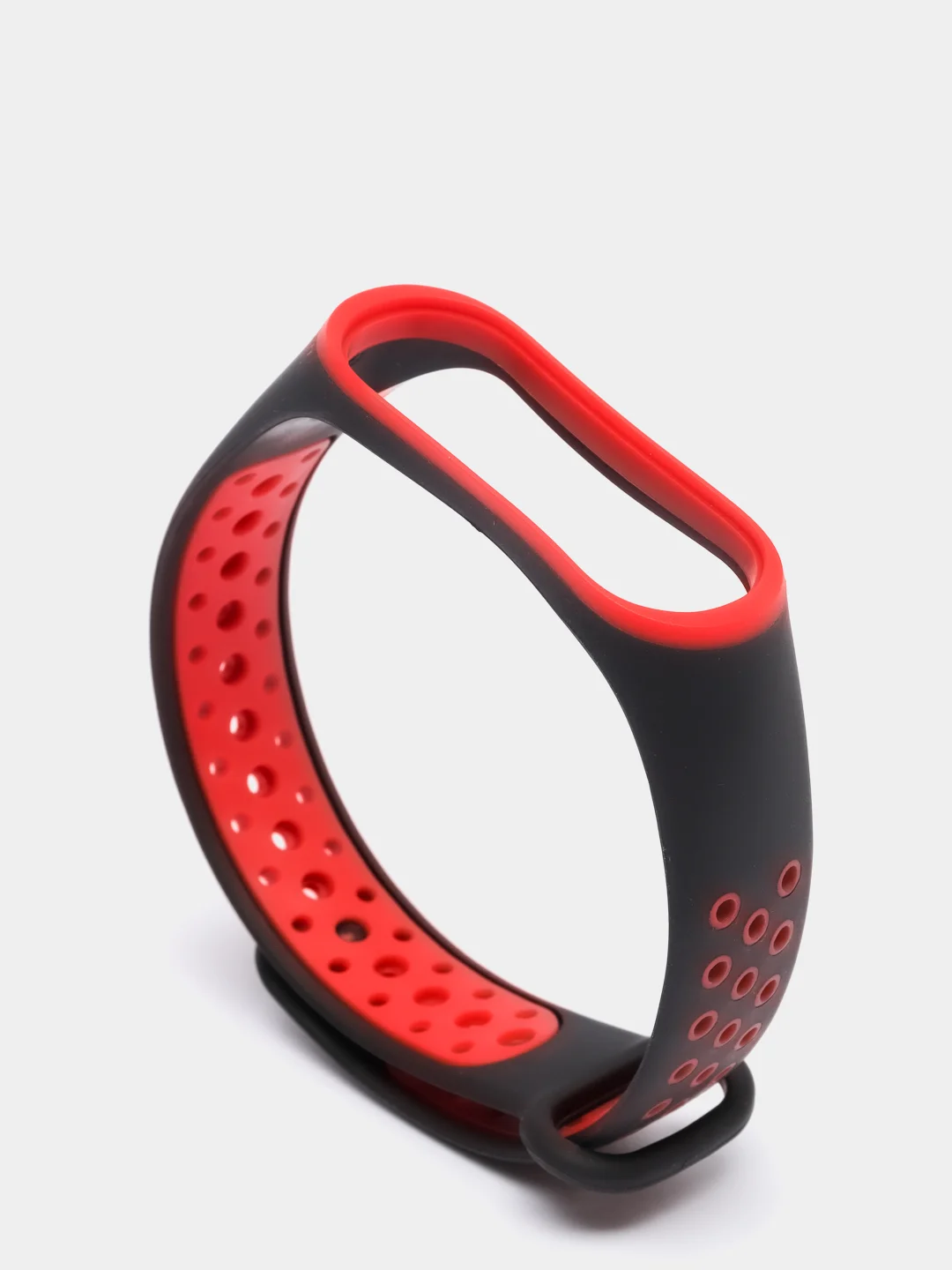 Тёмно-серый силиконовый ремешок для Xiaomi Mi Band 5 и Mi Band 6, спортивный