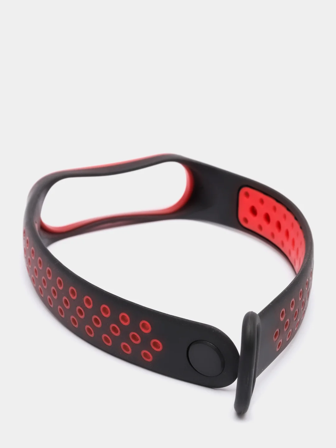 Тёмно-серый силиконовый ремешок для Xiaomi Mi Band 5 и Mi Band 6, спортивный