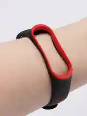 Тёмно-серый силиконовый ремешок для Xiaomi Mi Band 5 и Mi Band 6, спортивный