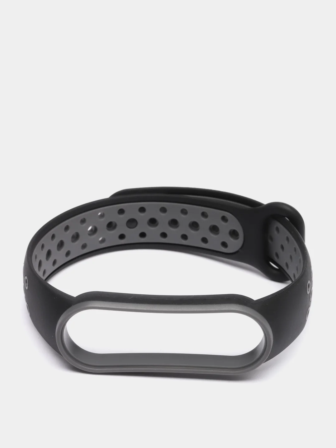 Серый силиконовый ремешок для Xiaomi Mi Band 3, 4