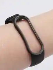 Серый силиконовый ремешок для Xiaomi Mi Band 3, 4
