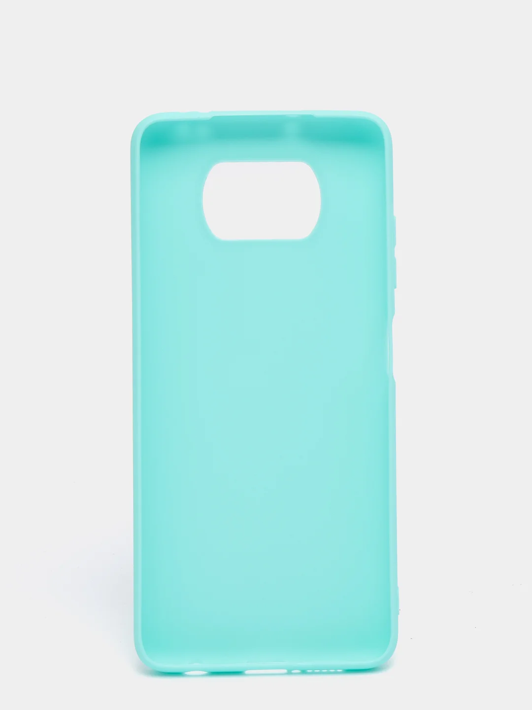 Бирюзовый чехол для Xiaomi Poco X3 NFC / Poco X3 Pro, силиконовый, матовый