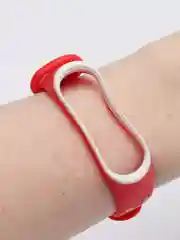 Красный силиконовый ремешок для Xiaomi Mi Band 3, 4