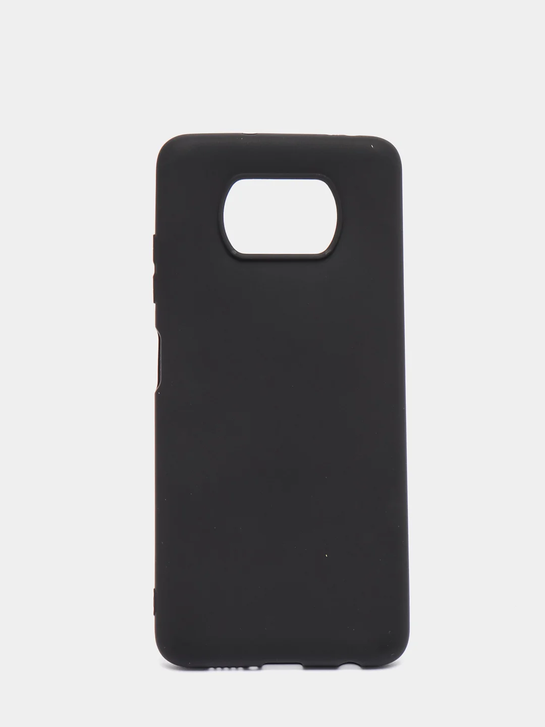 Черный чехол для Xiaomi Poco X3 NFC / Poco X3 Pro, силиконовый, матовый