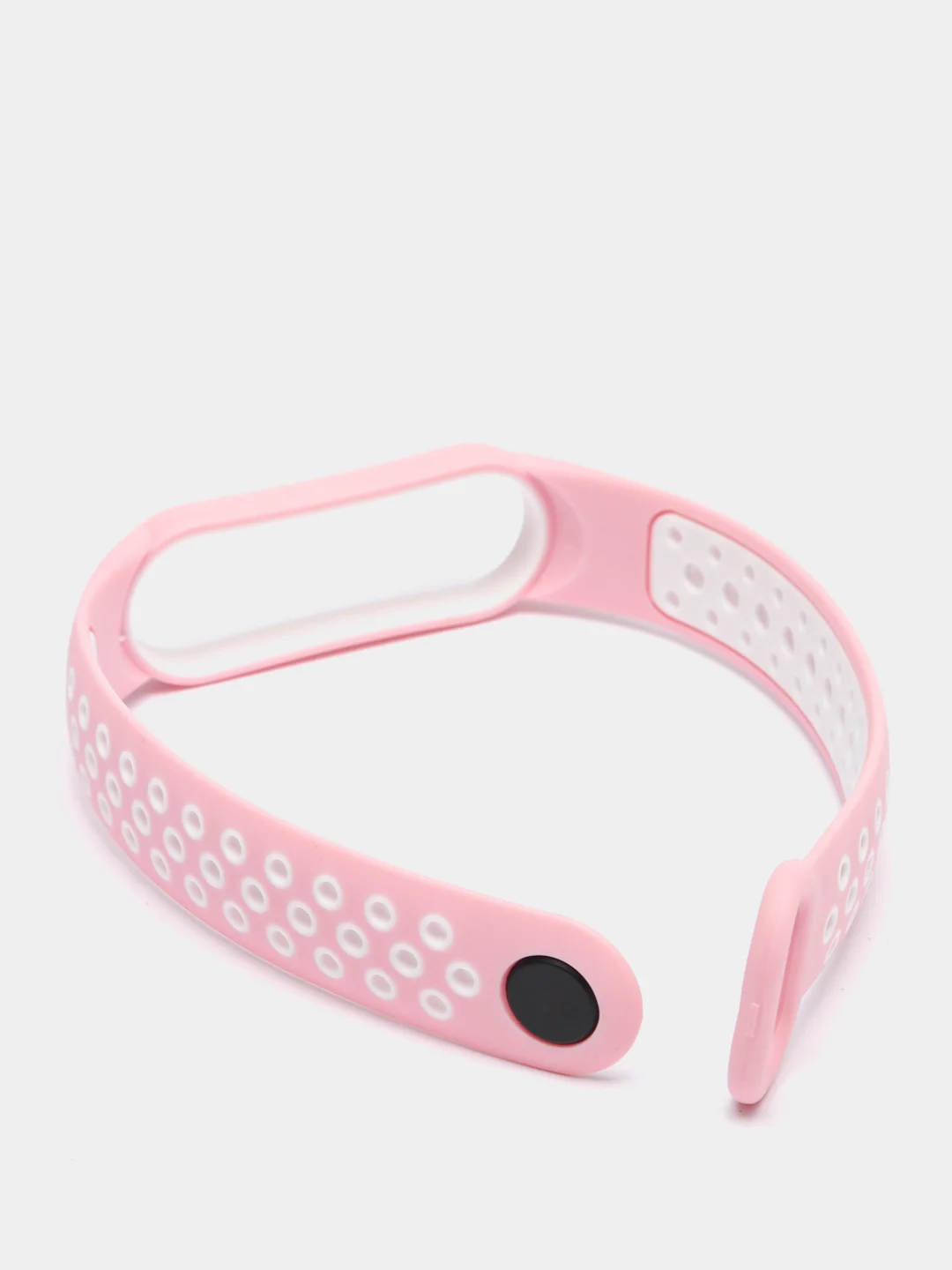 Розовый силиконовый ремешок для Xiaomi Mi Band 5 и Mi Band 6, спортивный