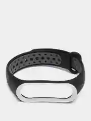 Угольный силиконовый ремешок для Xiaomi Mi Band 3, 4