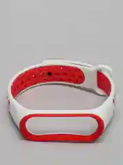 Белый силиконовый ремешок для Xiaomi Mi Band 3, 4