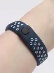 Темно-синий силиконовый ремешок для Xiaomi Mi Band 3, 4