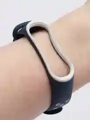 Темно-синий силиконовый ремешок для Xiaomi Mi Band 3, 4
