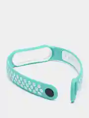 Бирюзовый силиконовый ремешок для Xiaomi Mi Band 5 и Mi Band 6, спортивный
