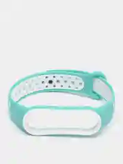 Бирюзовый силиконовый ремешок для Xiaomi Mi Band 5 и Mi Band 6, спортивный