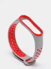 Серый силиконовый ремешок для Xiaomi Mi Band 3, 4