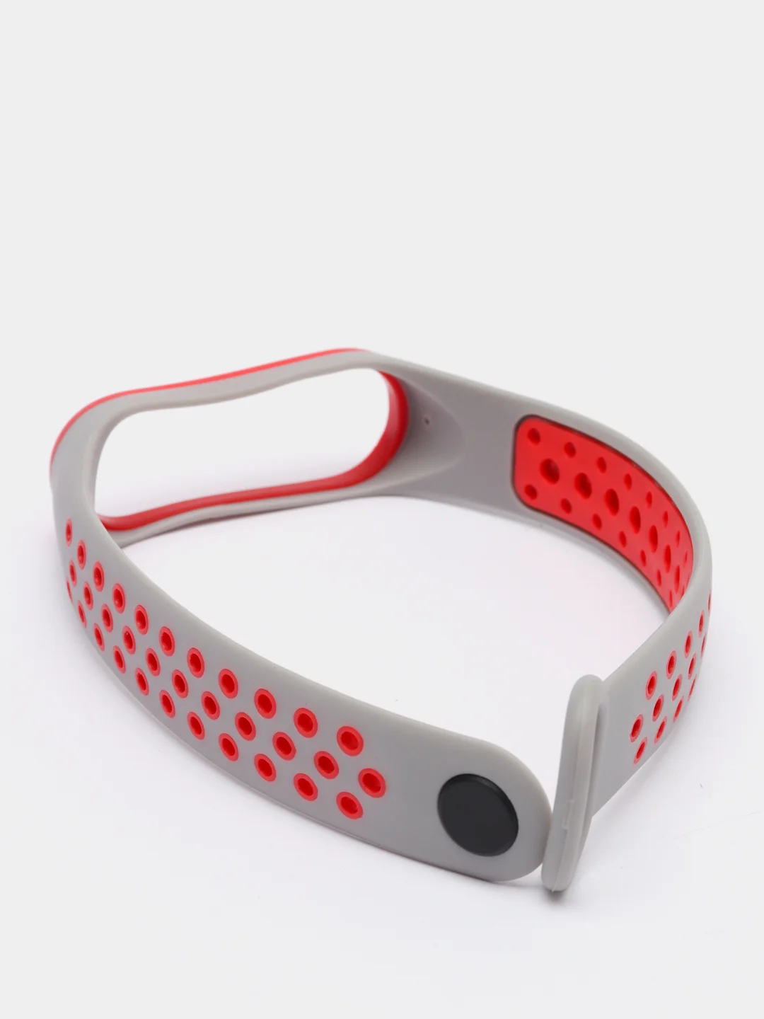 Серый силиконовый ремешок для Xiaomi Mi Band 3, 4