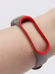 Серый силиконовый ремешок для Xiaomi Mi Band 3, 4