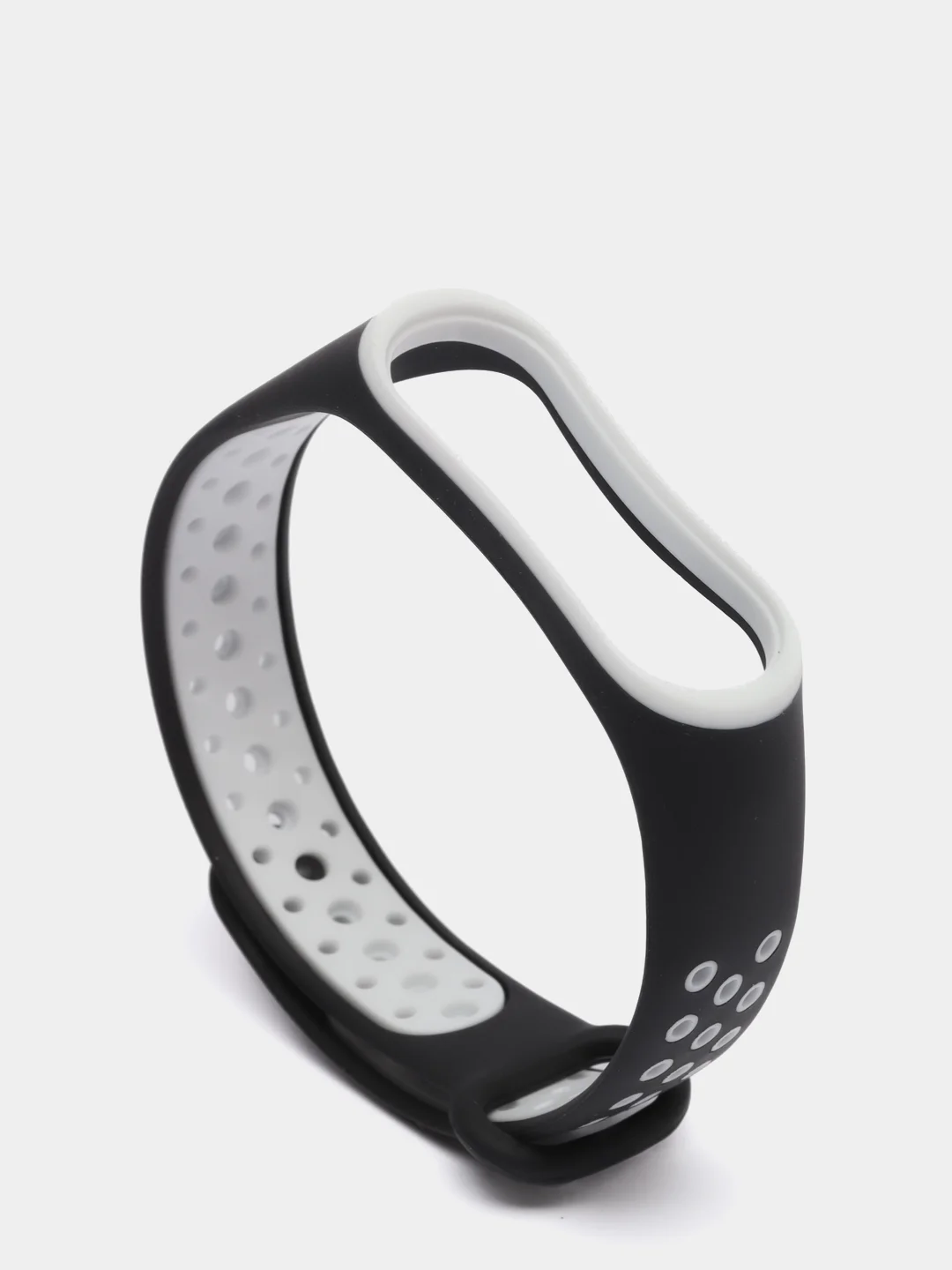 Черный силиконовый ремешок для Xiaomi Mi Band 3, 4