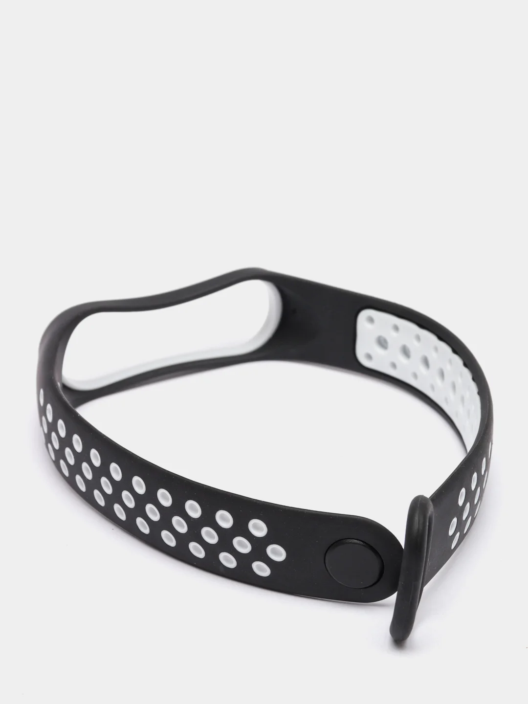 Черный силиконовый ремешок для Xiaomi Mi Band 3, 4