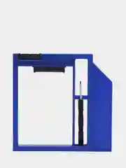 Синий адаптер Салазки для SSD / HDD 2,5" в разъем DVD привода