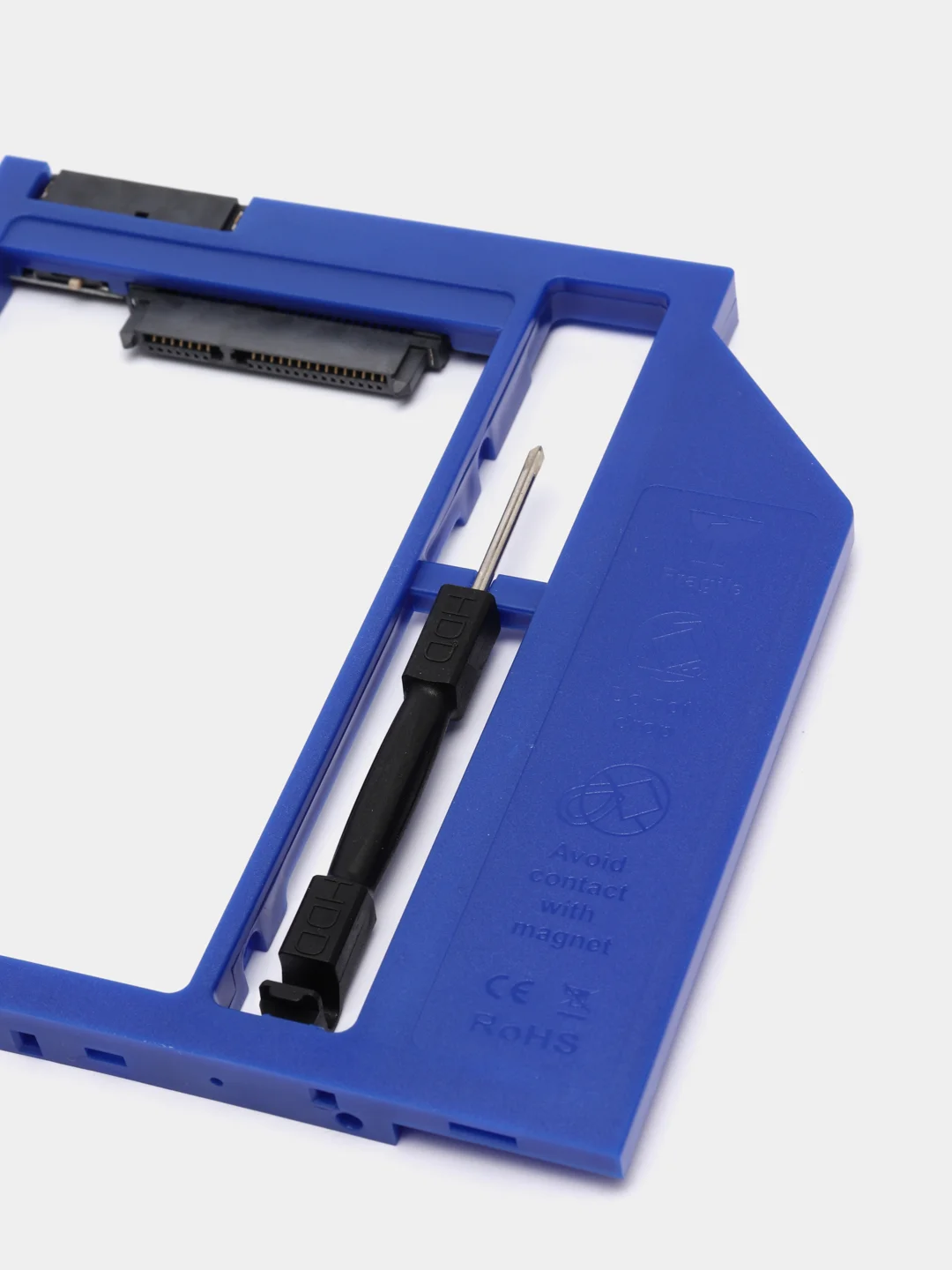 Синий адаптер Салазки для SSD / HDD 2,5" в разъем DVD привода