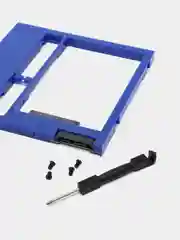 Синий адаптер Салазки для SSD / HDD 2,5" в разъем DVD привода