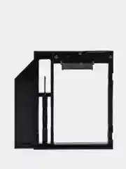 Черный адаптер Салазки для SSD / HDD 2,5" в разъем DVD привода