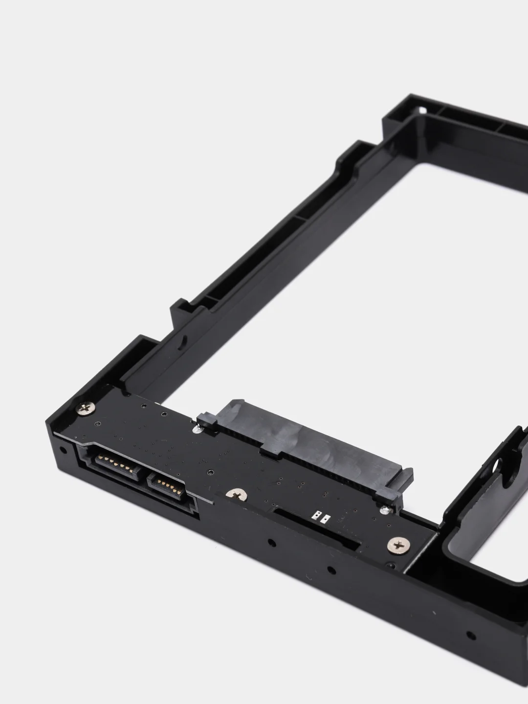 Черный адаптер Салазки для SSD / HDD 2,5" в разъем DVD привода