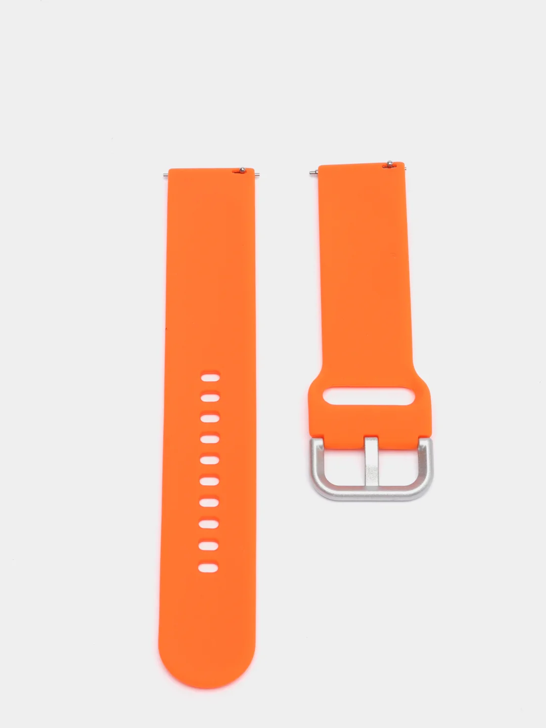 Оранжевый силиконовый ремешок универсальный для Xiaomi Amazfit Bip / Samsung / Huawei, 20 мм