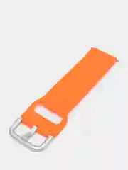 Оранжевый силиконовый ремешок универсальный для Xiaomi Amazfit Bip / Samsung / Huawei, 20 мм