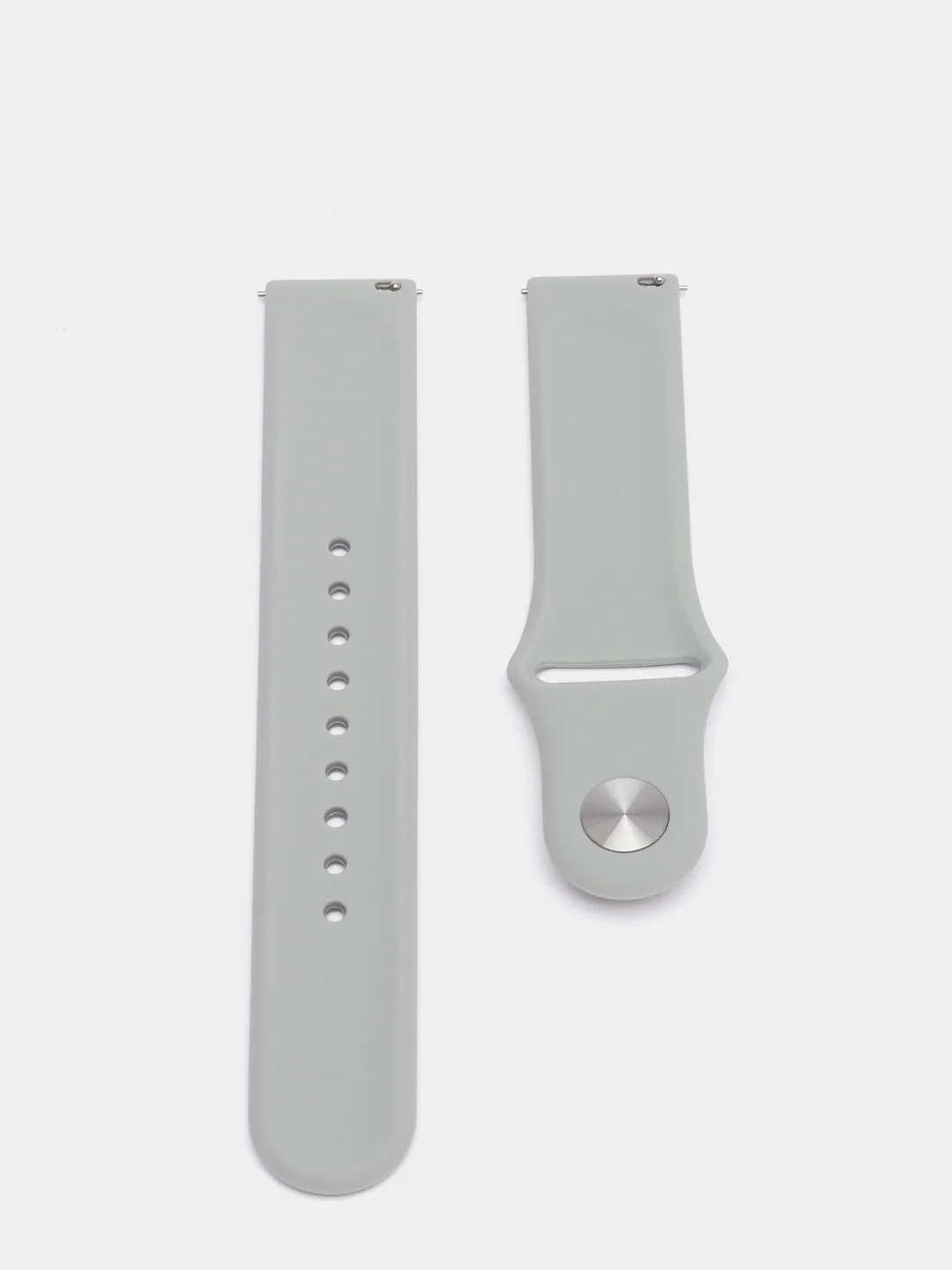 Ремешок силиконовый с кнопкой для Xiaomi / Amazfit Bip / Samsung / Huawei, 20 мм