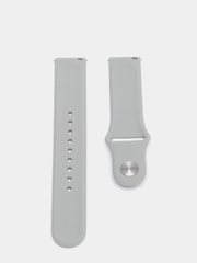 Ремешок силиконовый с кнопкой для Xiaomi / Amazfit Bip / Samsung / Huawei, 20 мм