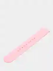 Розовый ремешок силиконовый с кнопкой для Xiaomi / Amazfit Bip / Samsung / Huawei, 20 мм