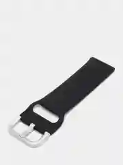 Черный силиконовый ремешок универсальный для Xiaomi Amazfit Bip / Samsung / Huawei, 20 мм