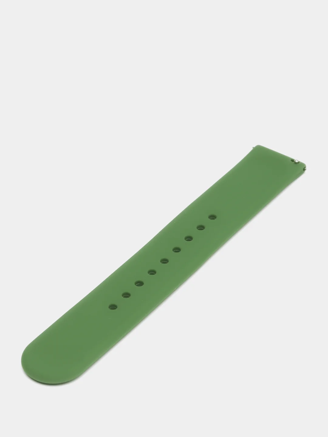 Лесной зеленый ремешок силиконовый с кнопкой для Xiaomi / Amazfit Bip / Samsung / Huawei, 20 мм