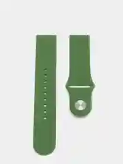 Лесной зеленый ремешок силиконовый с кнопкой для Xiaomi / Amazfit Bip / Samsung / Huawei, 20 мм