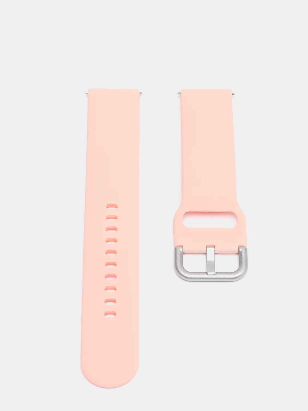 Розовый силиконовый ремешок универсальный для Xiaomi Amazfit Bip / Samsung / Huawei, 20 мм