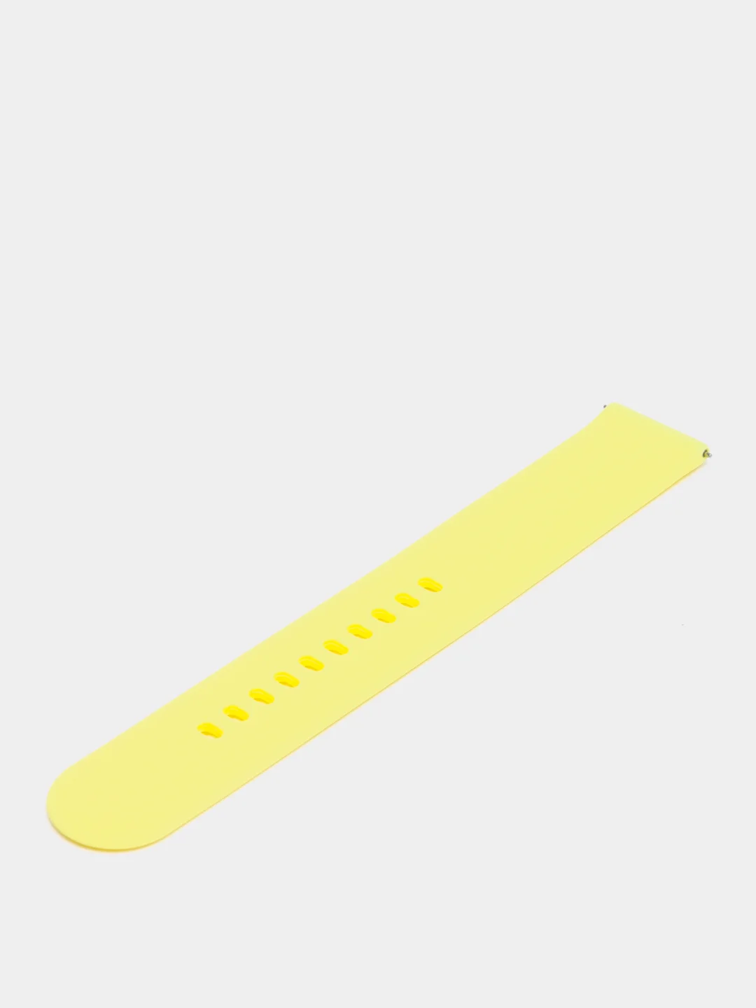 Лимонный силиконовый ремешок универсальный для Xiaomi Amazfit Bip / Samsung / Huawei, 20 мм