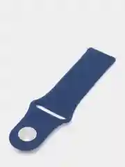 Темно-синий ремешок силиконовый с кнопкой для Xiaomi / Amazfit Bip / Samsung / Huawei, 20 мм