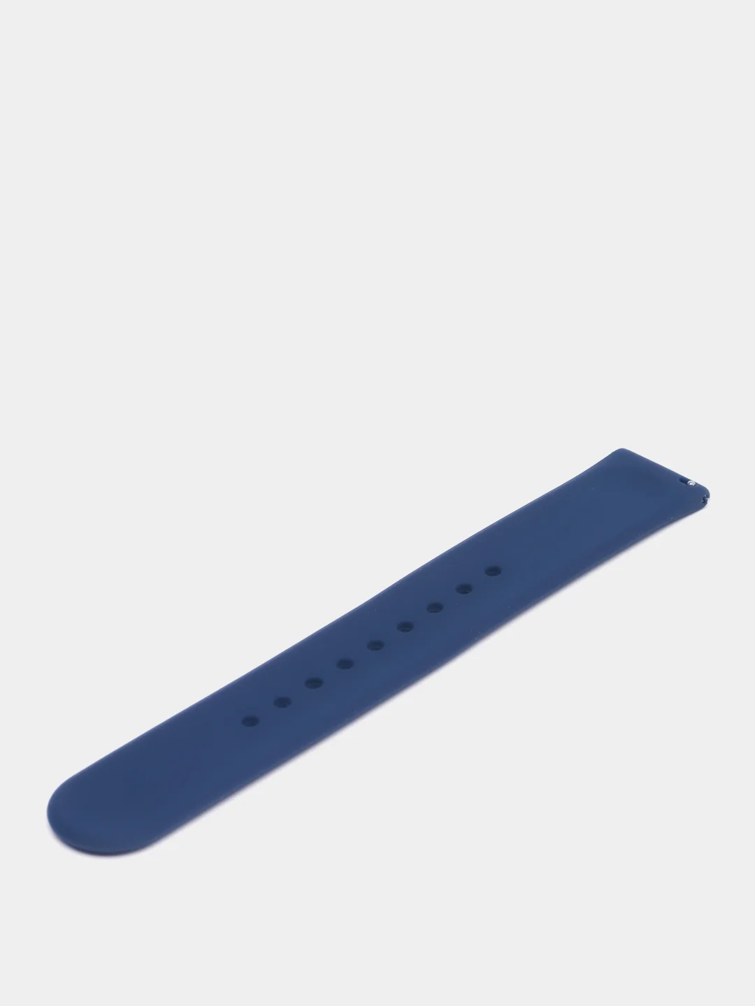 Темно-синий ремешок силиконовый с кнопкой для Xiaomi / Amazfit Bip / Samsung / Huawei, 20 мм