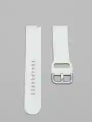 Белый силиконовый ремешок универсальный для Xiaomi Amazfit Bip / Samsung / Huawei, 20 мм