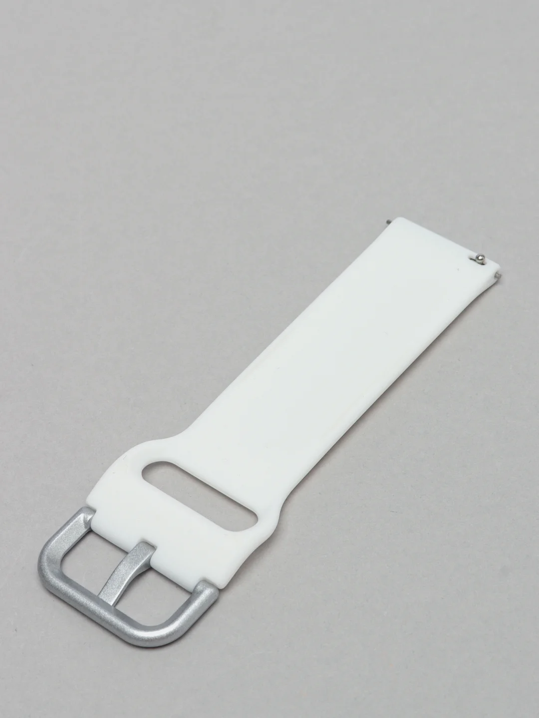 Белый силиконовый ремешок универсальный для Xiaomi Amazfit Bip / Samsung / Huawei, 20 мм