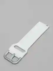 Белый силиконовый ремешок универсальный для Xiaomi Amazfit Bip / Samsung / Huawei, 20 мм