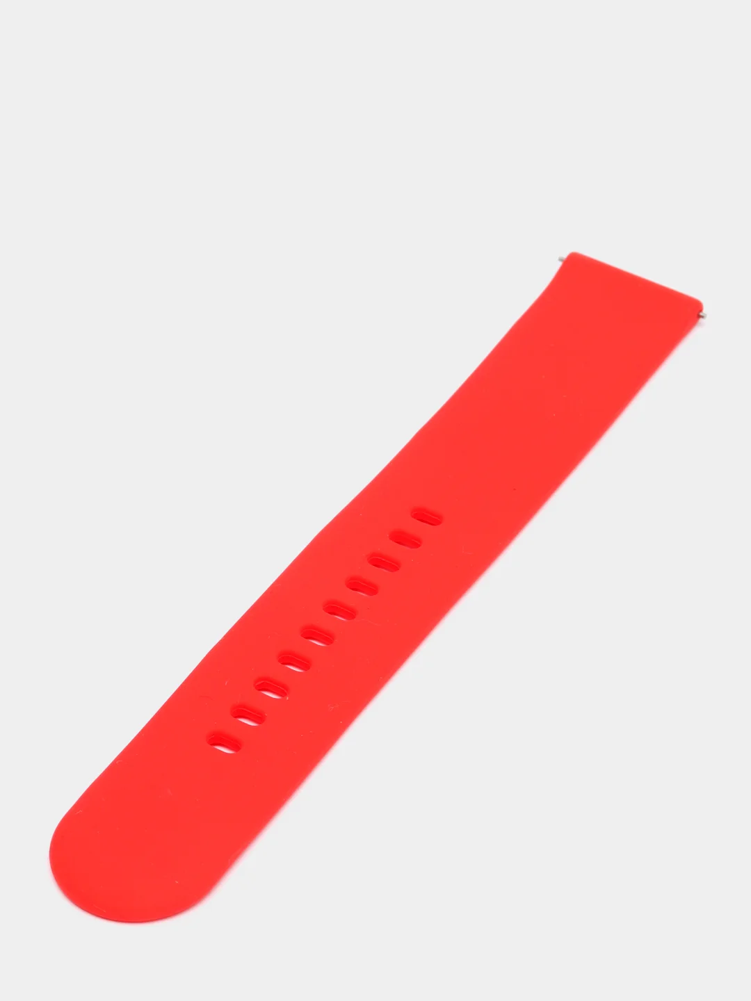 Красный силиконовый ремешок универсальный для Xiaomi Amazfit Bip / Samsung / Huawei, 20 мм