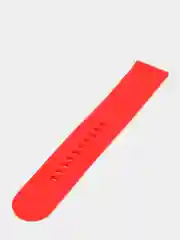 Красный силиконовый ремешок универсальный для Xiaomi Amazfit Bip / Samsung / Huawei, 20 мм