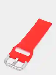 Красный силиконовый ремешок универсальный для Xiaomi Amazfit Bip / Samsung / Huawei, 20 мм