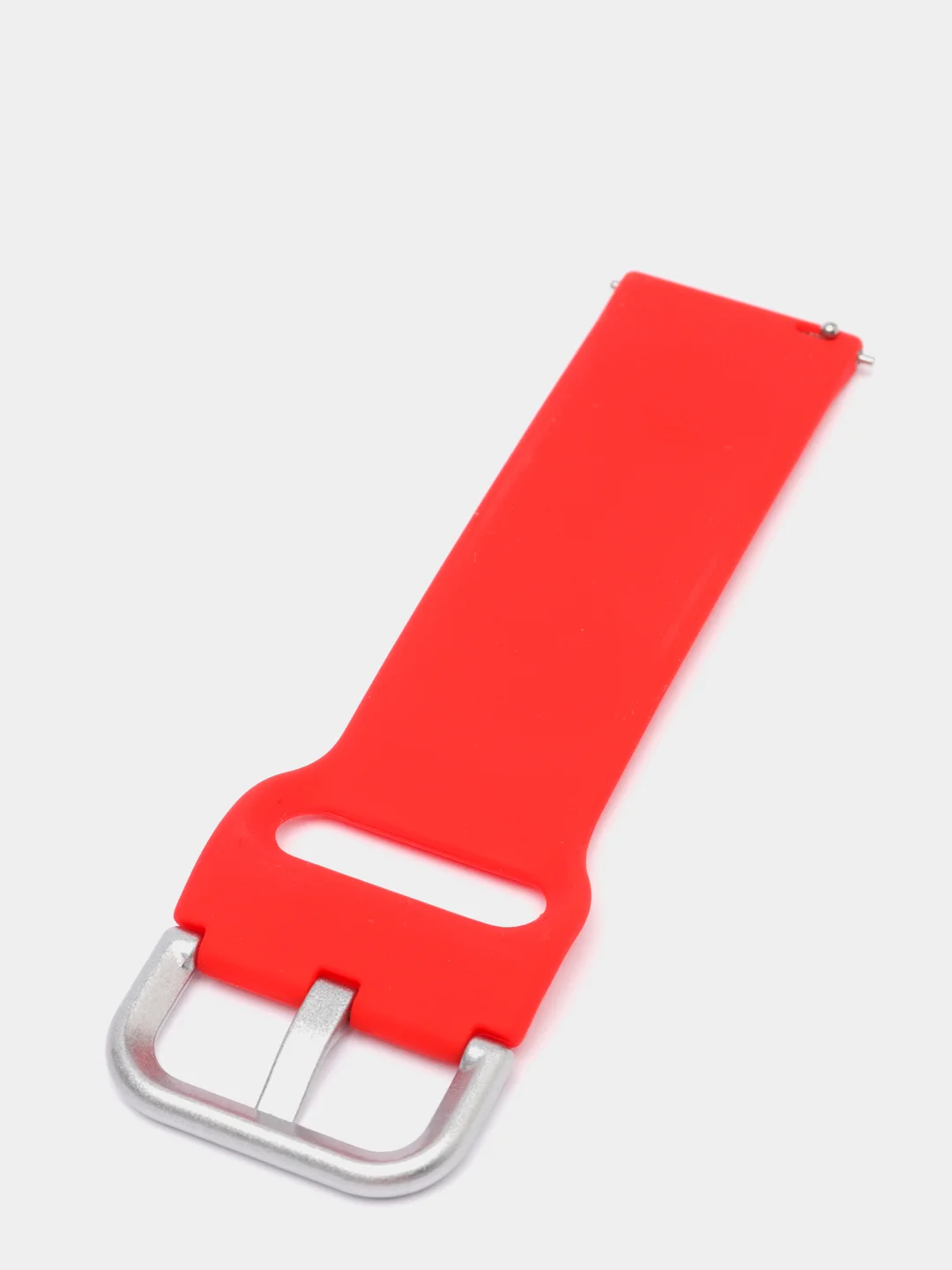 Красный силиконовый ремешок универсальный для Xiaomi Amazfit Bip / Samsung / Huawei, 20 мм
